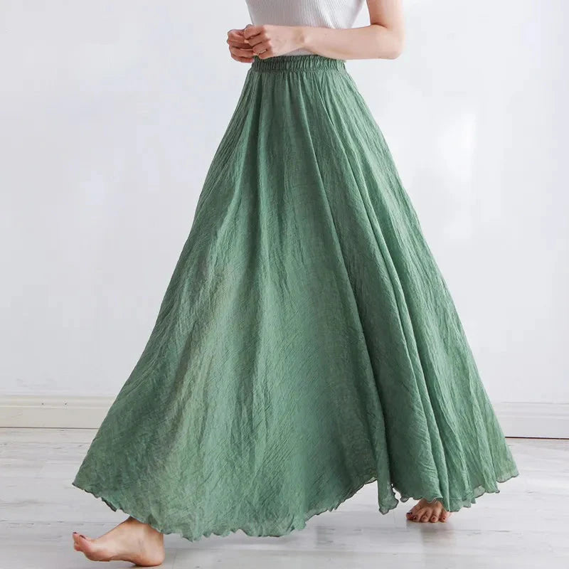 Plissiertes Maxikleid „Pure Serenity“ 