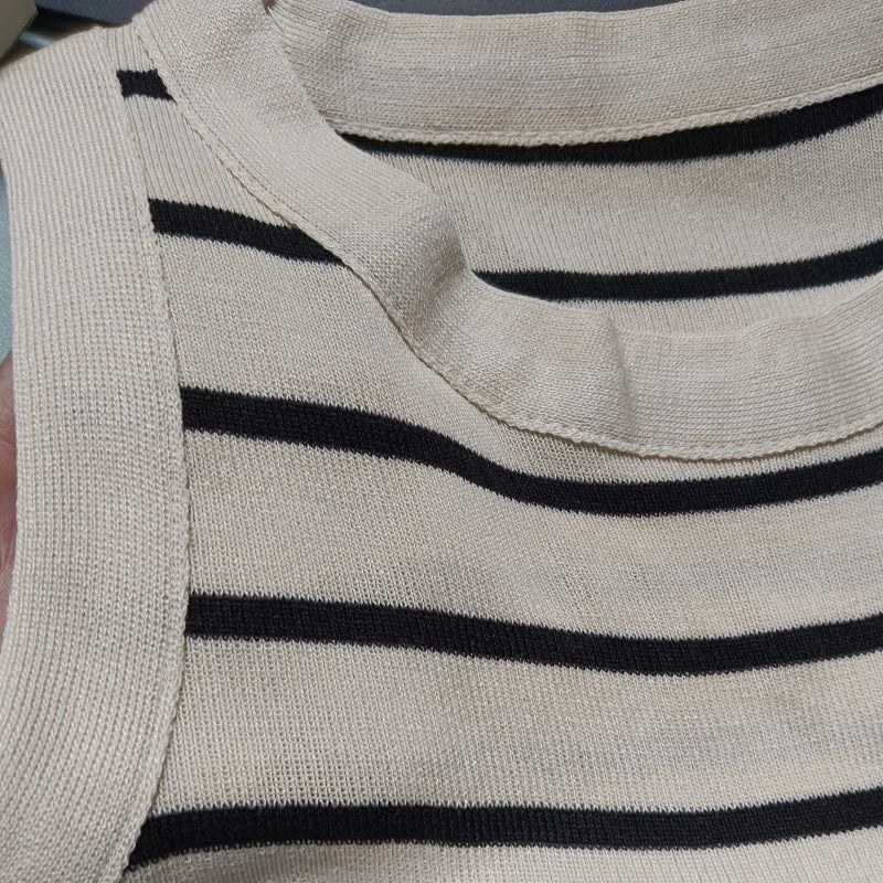 Modern Edge Striped Vest