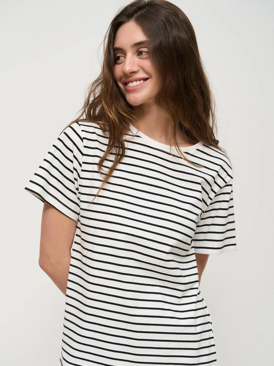 StripeBreeze Tee