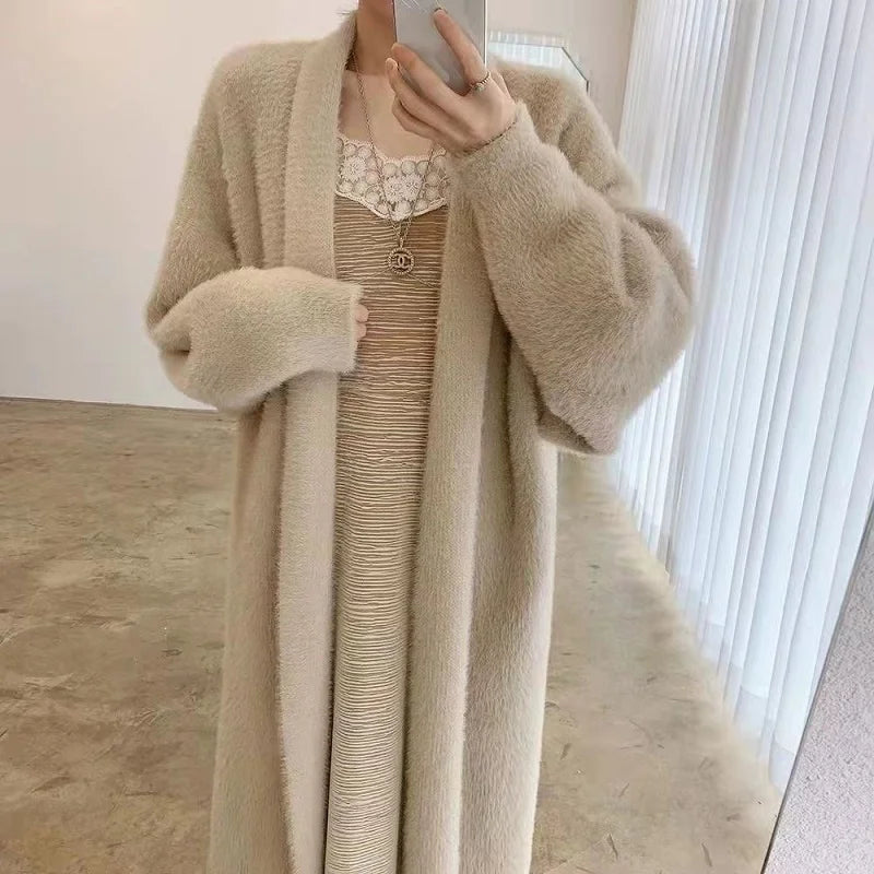 FluffKnit Winter Cardigan