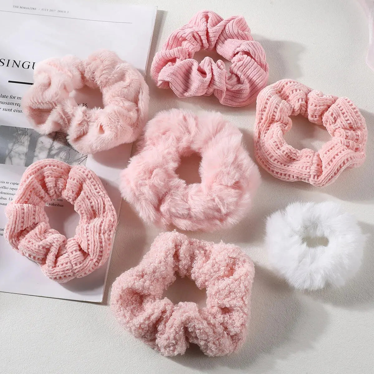 Fluffy Dream Scrunchies