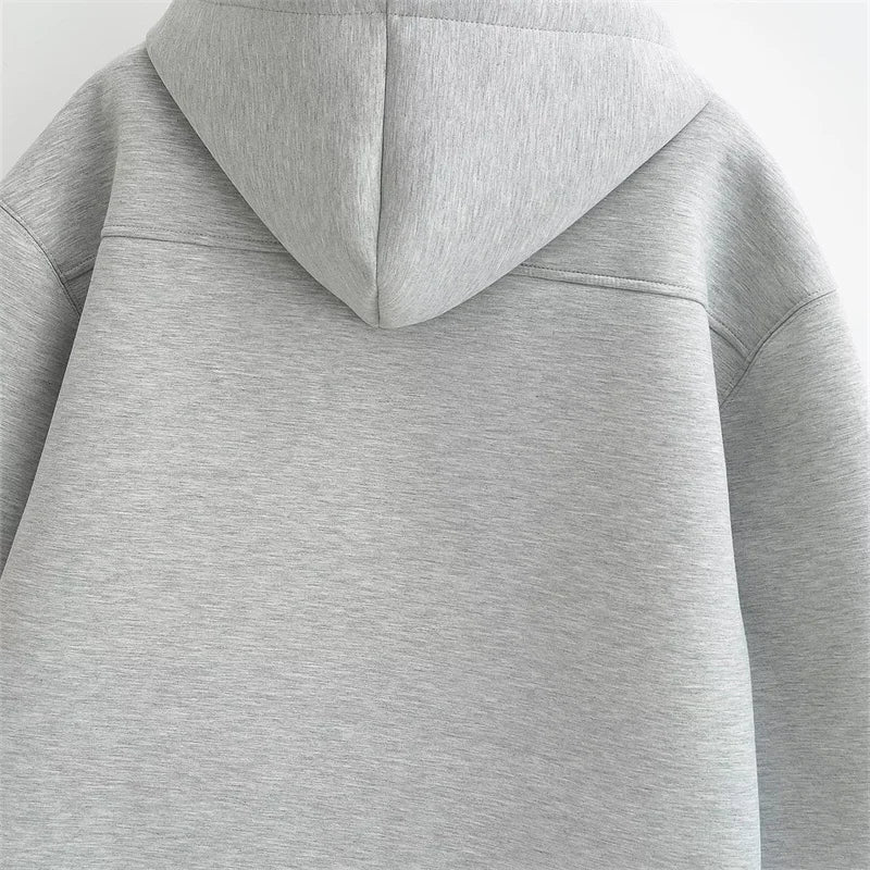 High Street Oversize Zip Hoodie