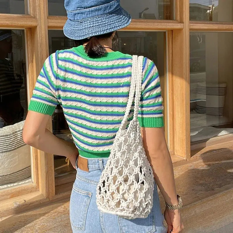 OceanKnit Bucket Tote