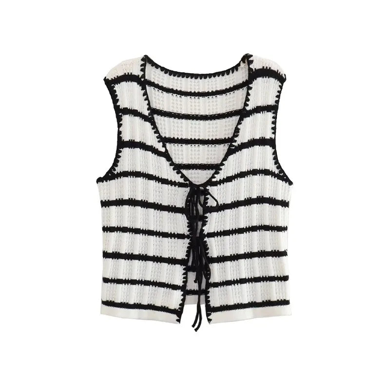 Vibe & Stripes Knit Set