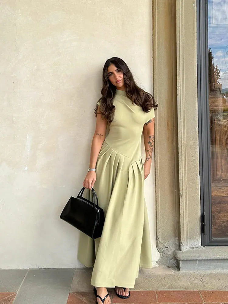 Modern Muse Pleated Maxi