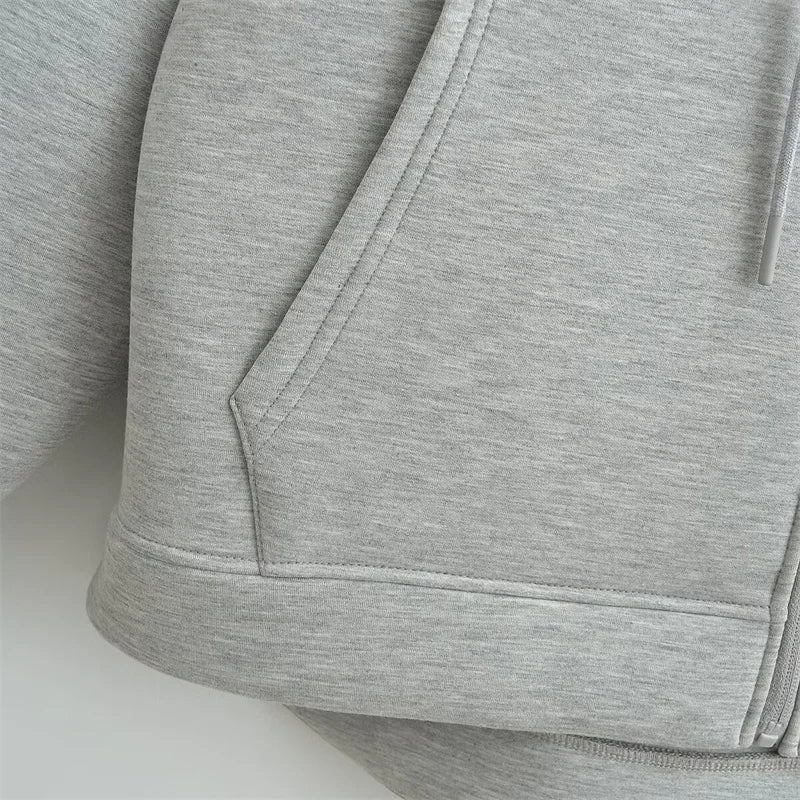 High Street Oversize Zip Hoodie