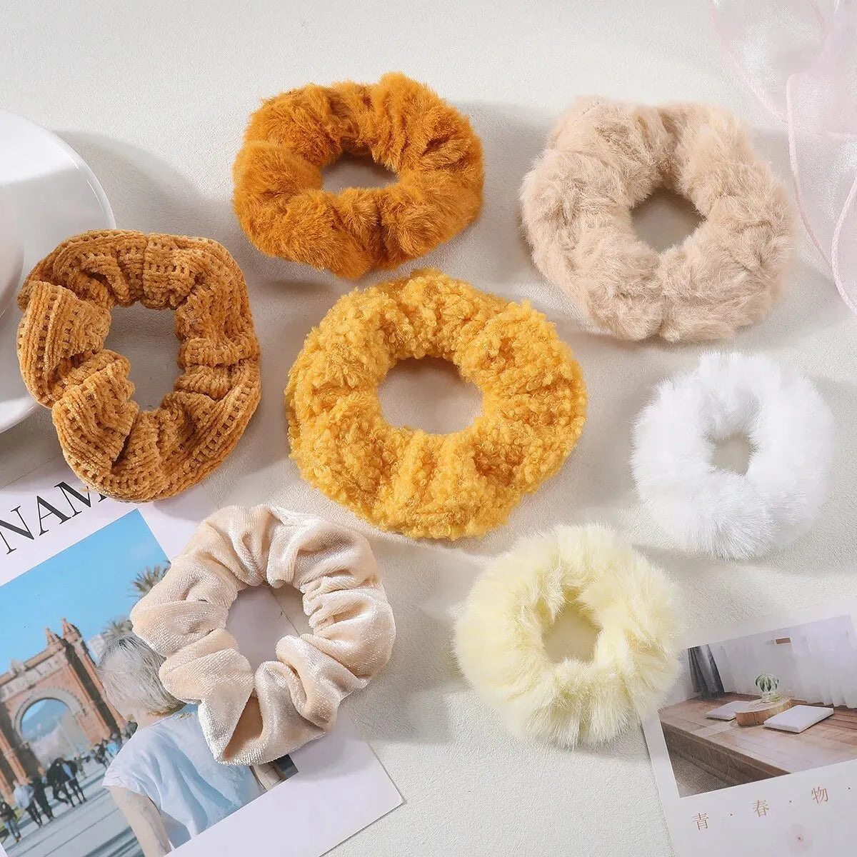 Fluffy Dream Scrunchies