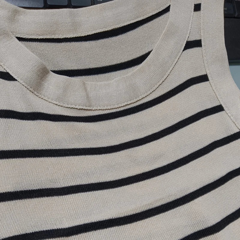 Modern Edge Striped Vest